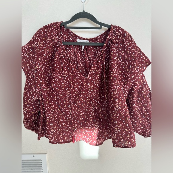Apiece Apart Tops - NWOT Apiece Apart Blouse top. Women’s Med. slightly cropped